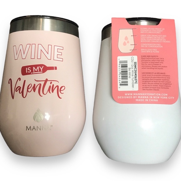 Manna 12 Oz wine tumbler Gobelet - Picture 2 of 4